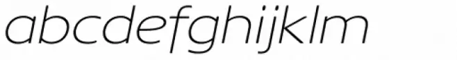 Core Sans NR 23 Ext ExtraLight Italic