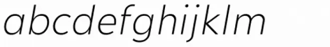 Creo Extra Light Italic