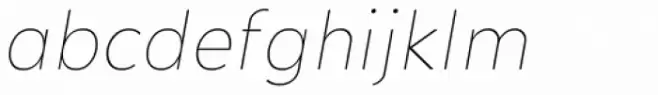 Creo Thin Italic