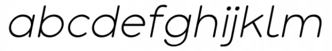 Crox Rounded Extra Light Italic