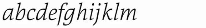 Danton Extra Light Italic