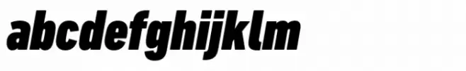 DIN Next Black Condensed Italic