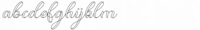 Dominica Calligraphy Outline