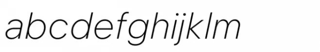 Dortmund Extra Light Italic