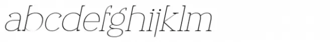 Dupont Serif Thin Oblique
