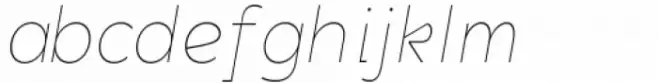 DX Rigraf Thin Italic