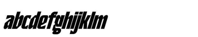 Dx Slight Extra Bold Slim Slanted