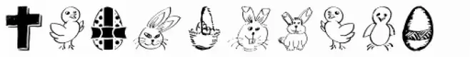 Easter Fleurons