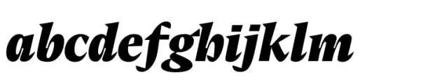 Elvira Serif Extrabold Italic