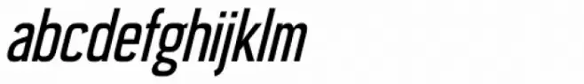 Enamela Condensed Italic
