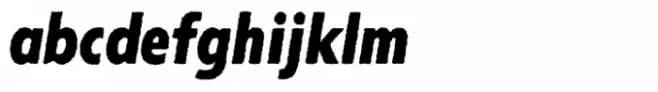 Entendre Rough Black Condensed Italic