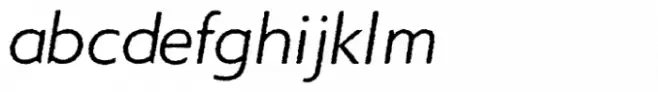 Entendre Rough Light Italic
