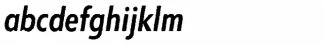 Entendre Rough Semibold Condensed Italic