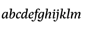 Eskorte Latin Variable Italics