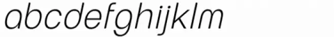 European Soft Pro Narrow Extra Light Italic