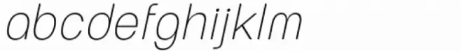 European Soft Pro Narrow Thin Italic