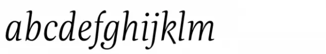 Evans Extralight Italic