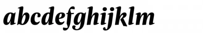 Evans Narrow Extrabold Italic