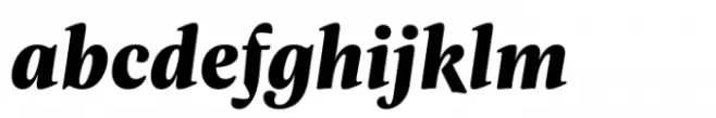 Evans Narrow Heavy Italic