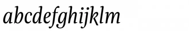 Evans Narrow Light Italic