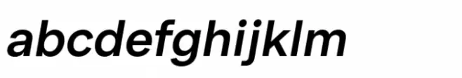 Few Grotesk Semi-Bold Italic