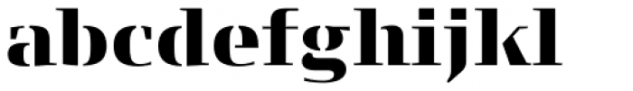 FF Signa Serif Stencil Pro Black