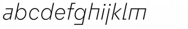 Flink Neue Bauhaus Cnd Light Italic