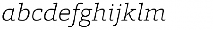 Foro Rounded ExtraLight Italic