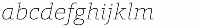 Foro Rounded Thin Italic