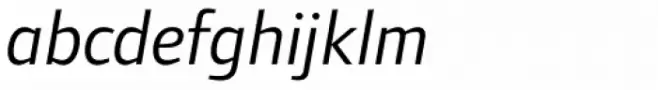Foundry Form Sans Book Italic