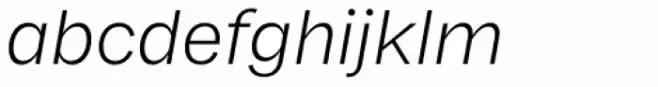 Franca Light Italic