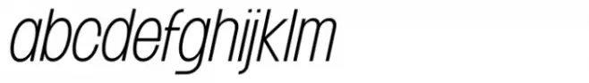 Franie XCondensed XLight Italic