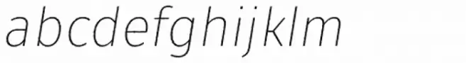 Fuse V.2 Printed Display Ultra Light Italic