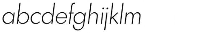 Futura TS ExtraLight Italic