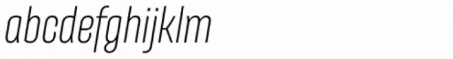 Galeana Compressed Regular Italic