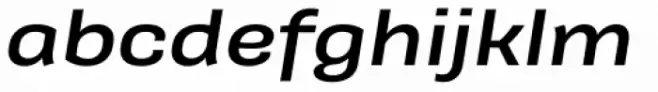 Galeana Extended Bold Italic