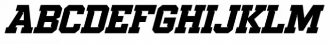 Gamarasa Extra Bold Italic