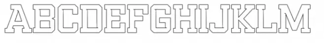 Gamarasa Semi Bold Outline