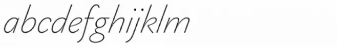 Gaultier Extra Light Italic