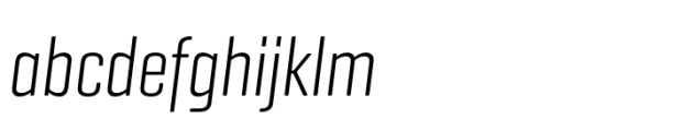 Geogrotesque Compressed Light Italic