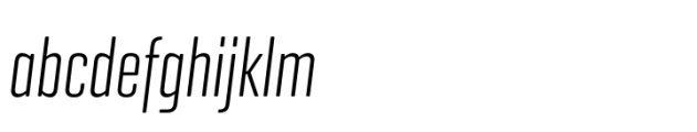 Geogrotesque XCompressed Light Italic