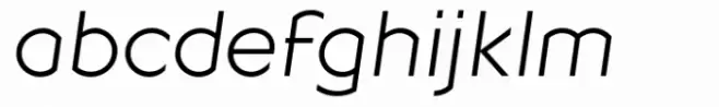 Geometrico Sans Thin Italic