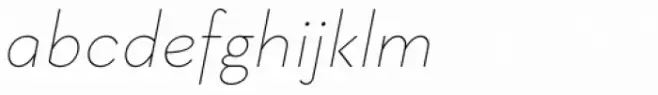 Geraldton Thin Italic