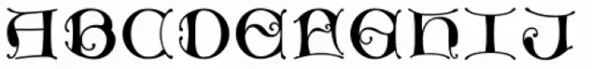 Gothic Initials Nine