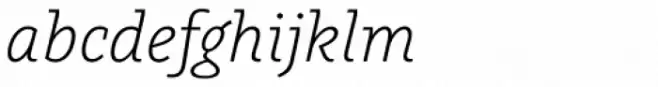 Graublau Slab Light Italic
