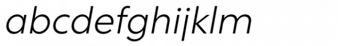 Gravita GEO Italic Extra Light
