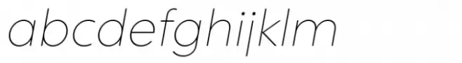 Gravita GEO Italic Hairline