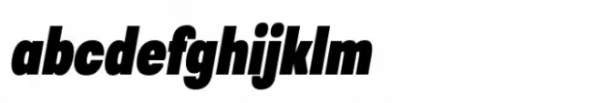 Greater Neue Condensed Extra Bold Italic