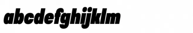 Greater Neue Condensed Heavy Italic
