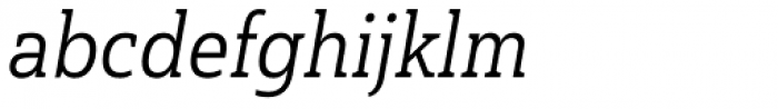 Haboro Slab Condensed Regular Italic